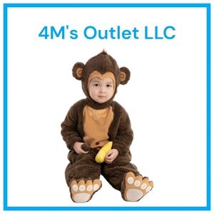 Adorable Brown Monkey Costume for Kids